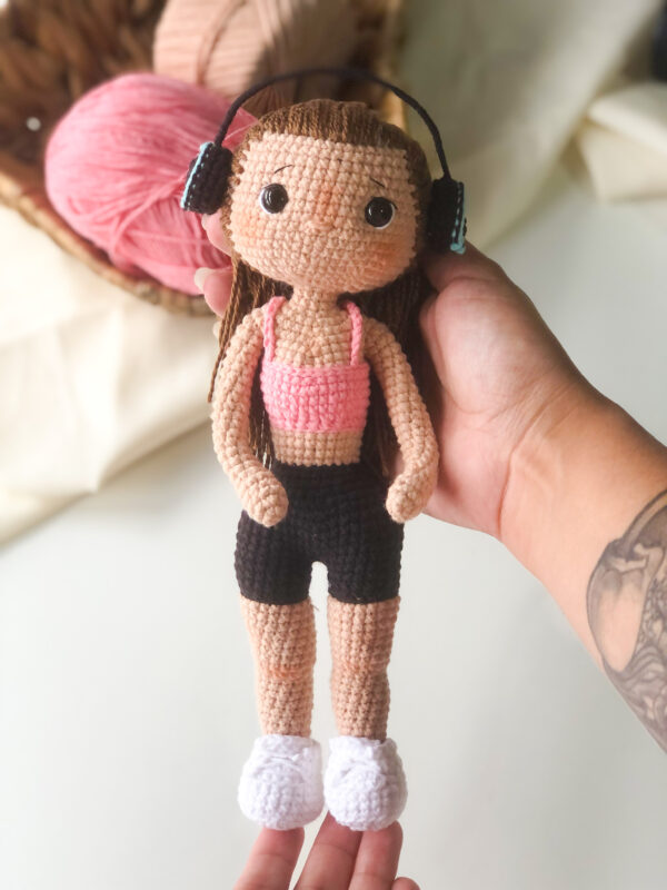 PDF - Mel - Boneca fitness / Receita amigurumi