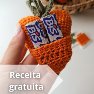 PDF Grátis Cenourinha - Receita Amigurumi
