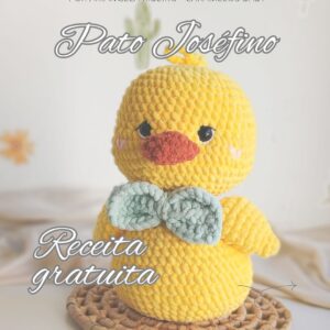 PDF Grátis pato Joséfino - Receita Amigurumi