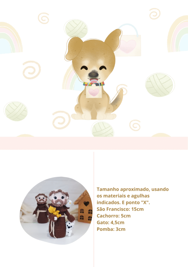 PDF - São Francisco - Receita amigurumi - Imagem 5