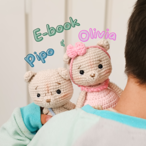 Olívia e Pipo - PDF receita amigurumi